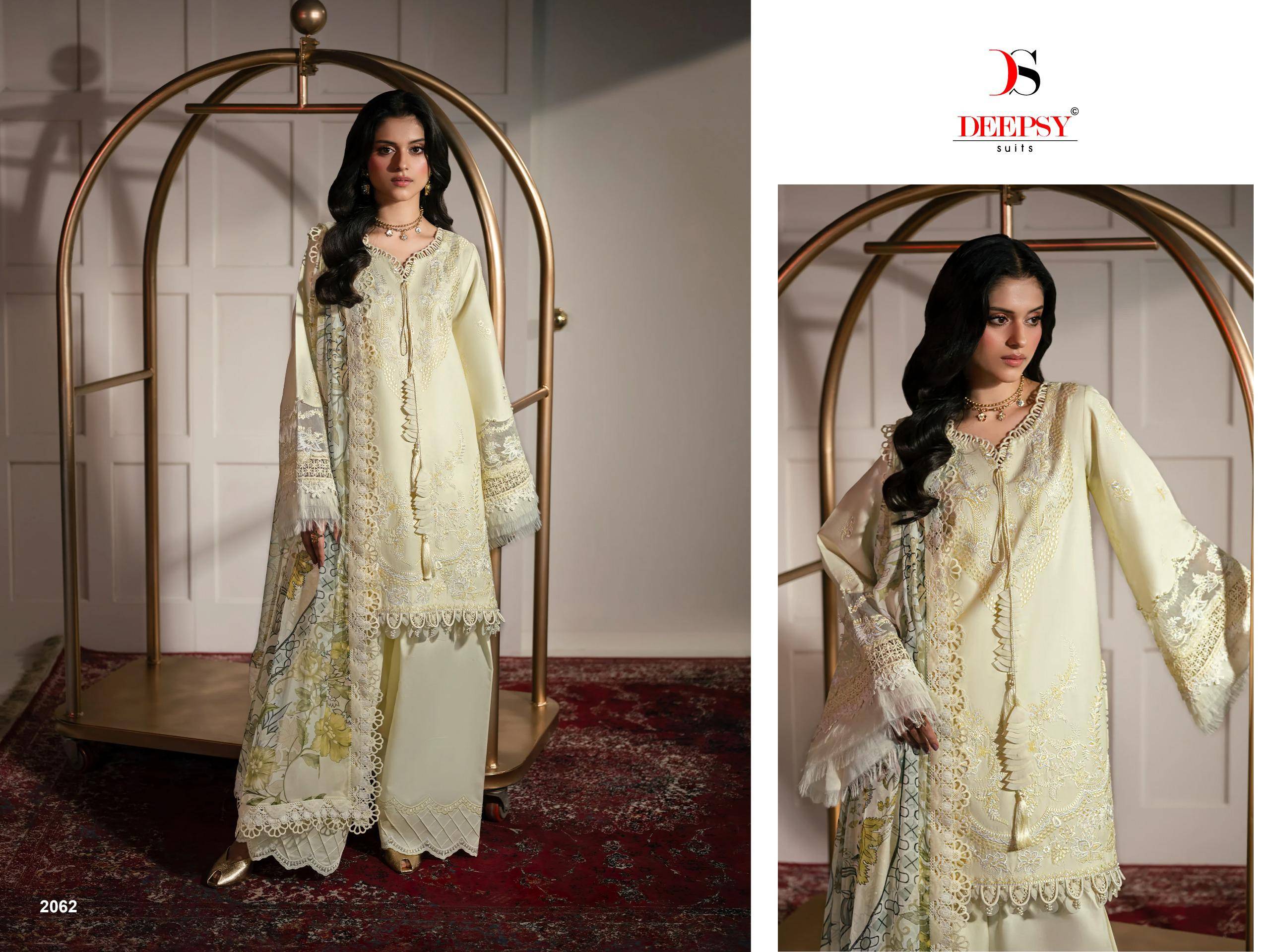 JADE le-Premier -2 by DEEPSY SUITS 2061 TO 2064 SERIES Pakistani Stylish Beautiful Colourful Printed Pure cotton Stitched Dresses At Wholesale Price